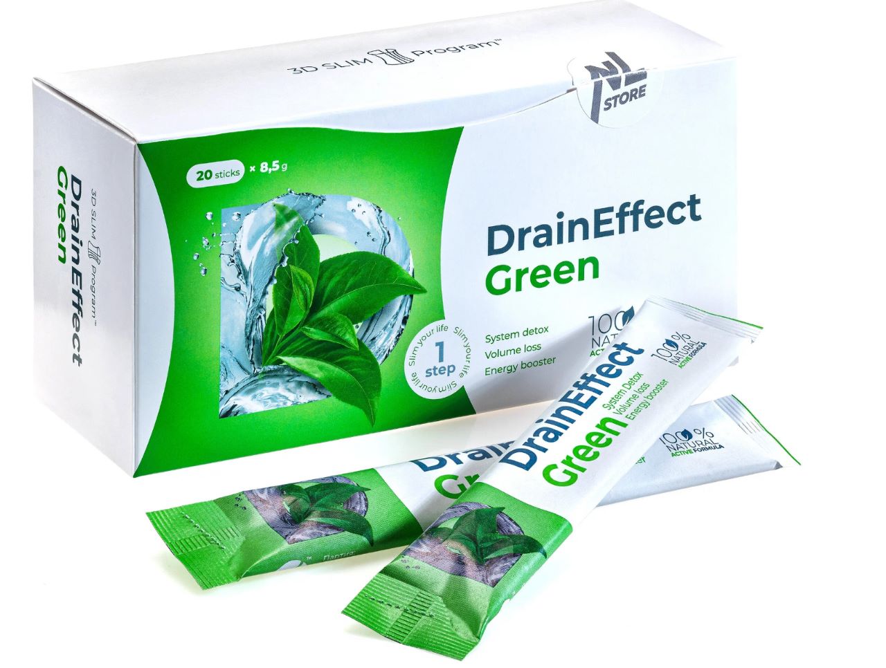 Дренирующий напиток DrainEffect Green, 20 шт - отзывы покупателей на  Мегамаркет