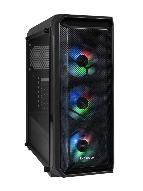 Корпус ExeGate i3 Neo Black ATX Без БП EX289023RUS, купить в Москве, цены в интернет-магазинах на Мегамаркет