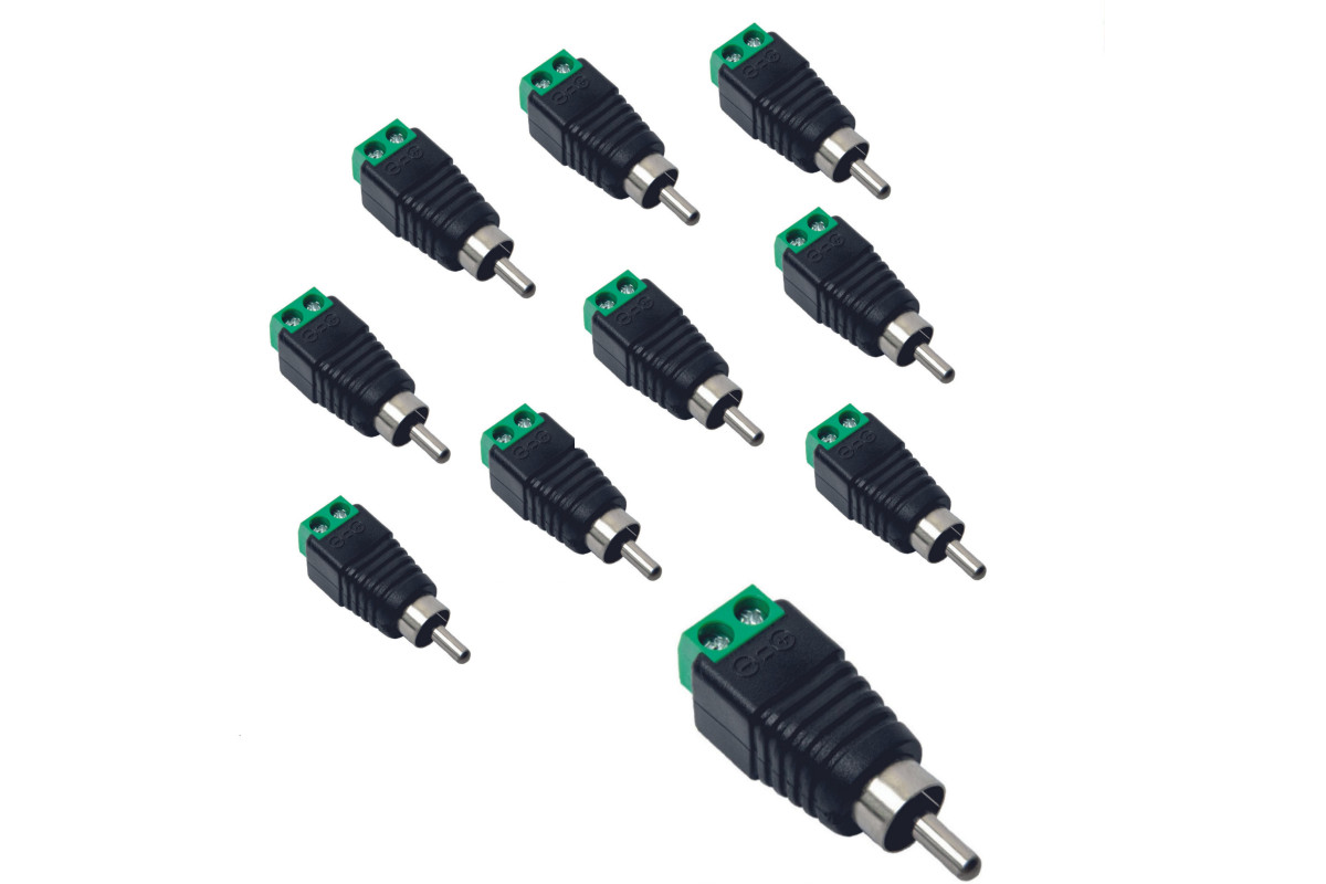 Rca с клеммной колодкой. Разъем rca с клеммной колодкой. коннектор разъем ts dc штекер питания с клеммной колодкой, самозажим. rca папа папа.