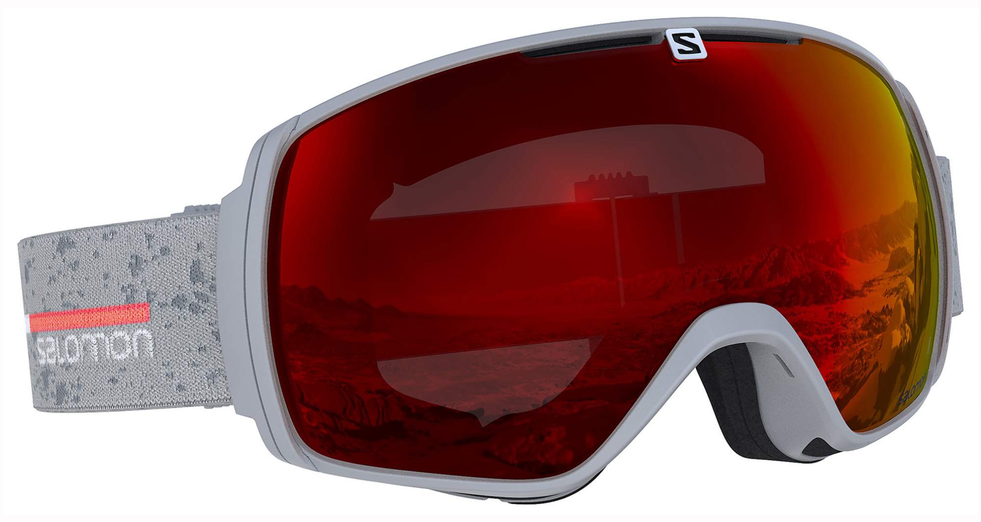 Горнолыжная маска Salomon XT One 2018 grey matt/mid red - купить в Москве,  цены на Мегамаркет | 100024048640