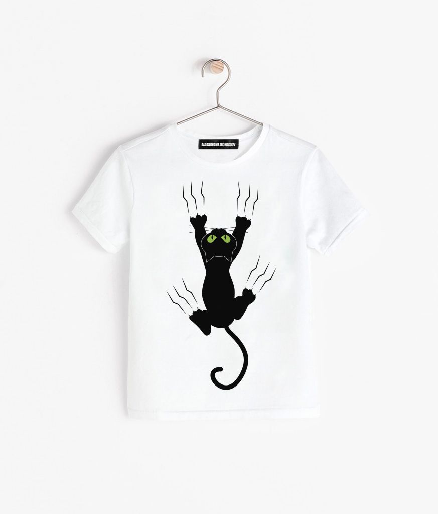 T shirts cat. Футболка чёрный кот. Белая футболка с черным котом. Белая футболка с черной кошкой. Майка с черной кошкой.