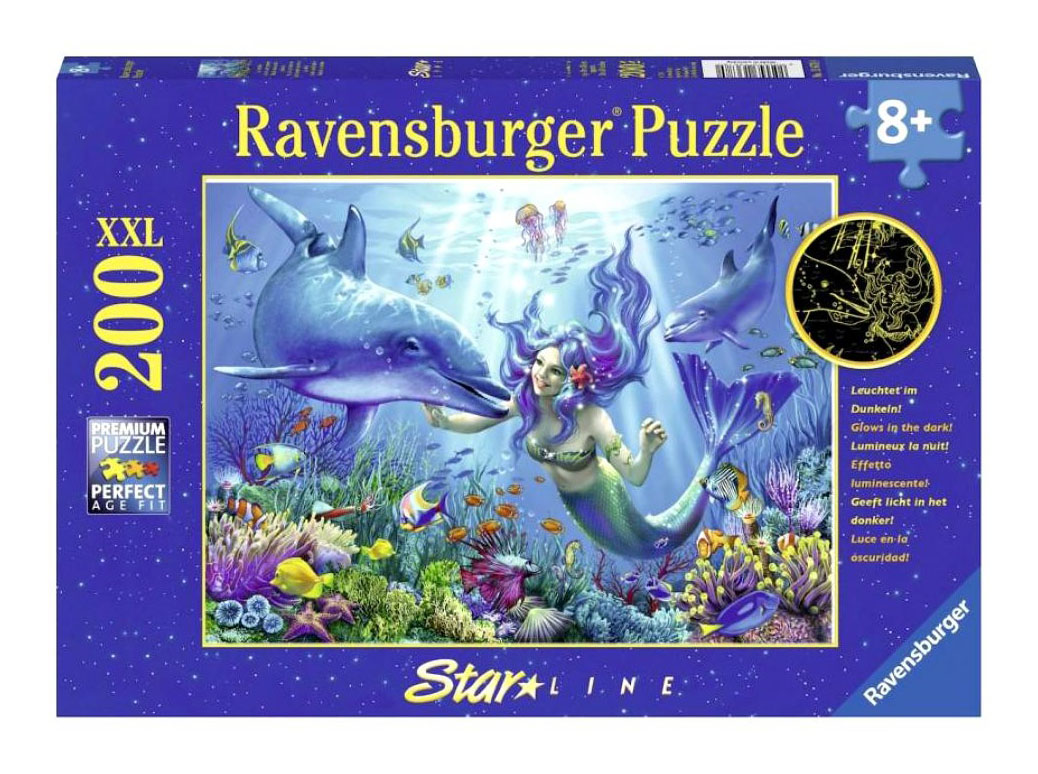 Светящиеся пазлы для детей. Пазлы подводный рай. Ravensburger Puzzle Star line Disney. Игра perfection Puzzle.