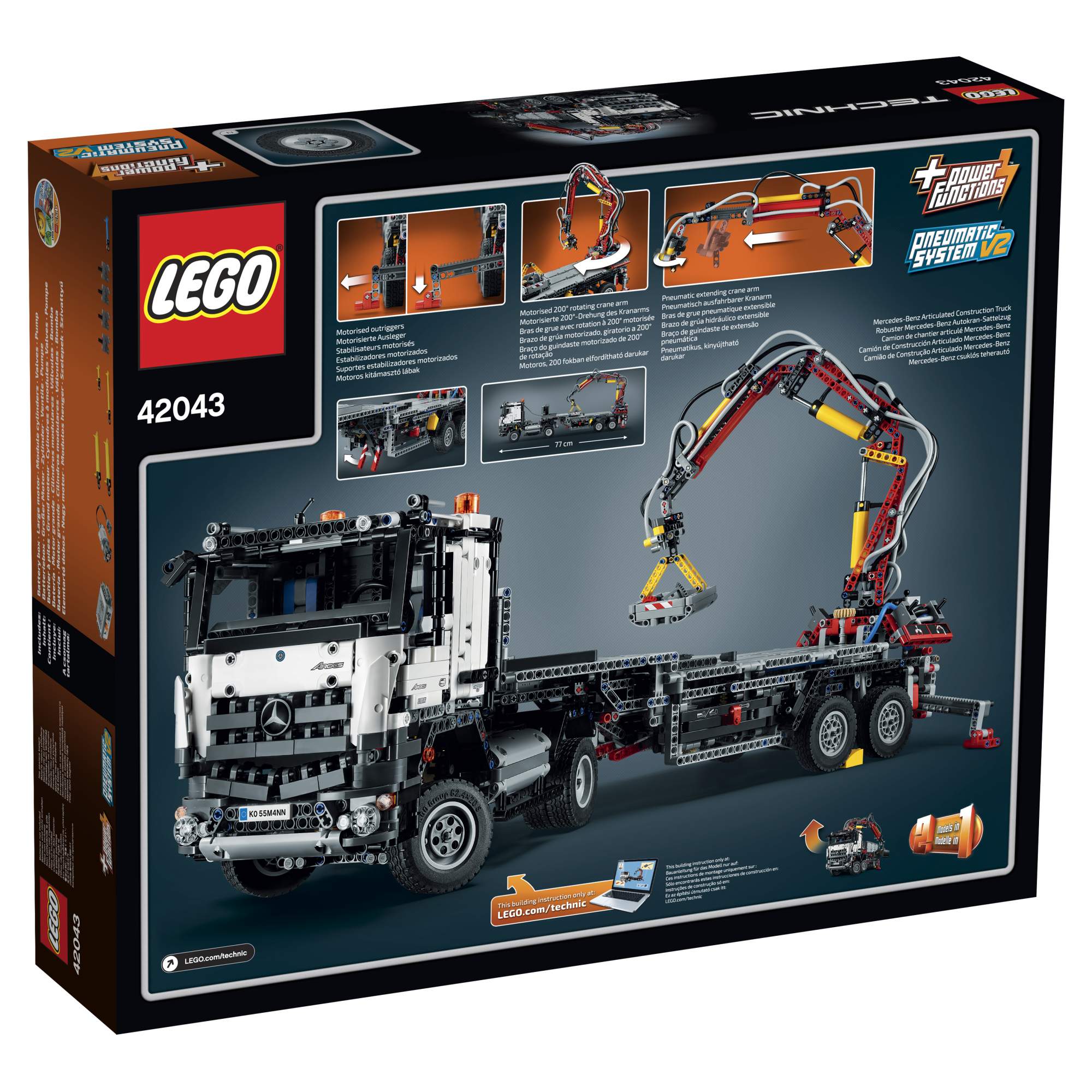 Mercedes benz hot sale actros lego technic