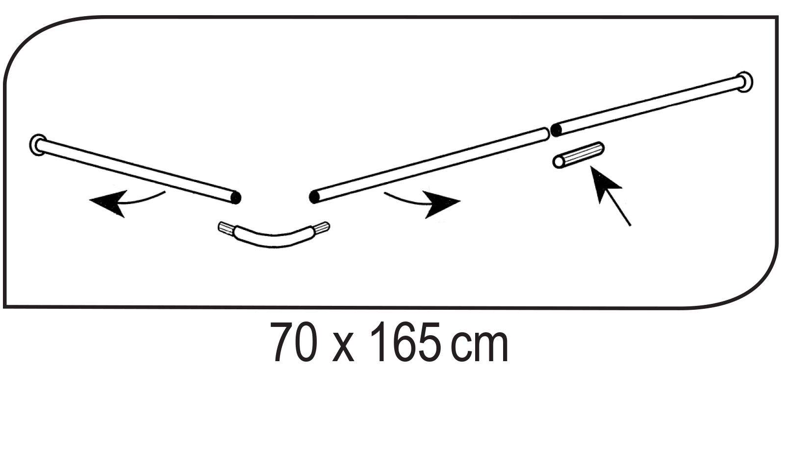 Карниз для ванны Ridder 52501