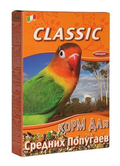 Основной корм FIORY Classic для попугаев 400 г