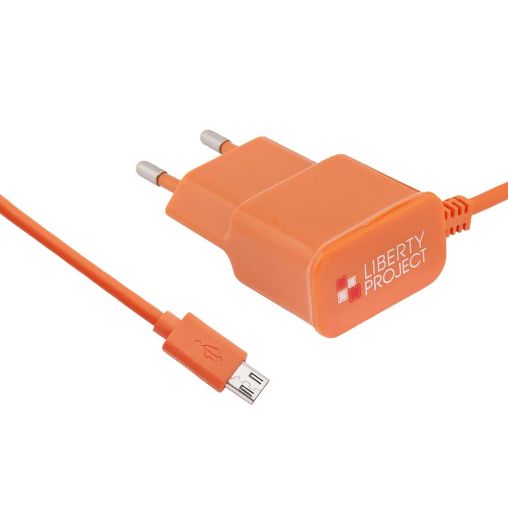 Сетевое зарядное устройство Liberty Project, micro usb, 2,1 A, orange -  отзывы покупателей на маркетплейсе Мегамаркет | Артикул: 100023764941