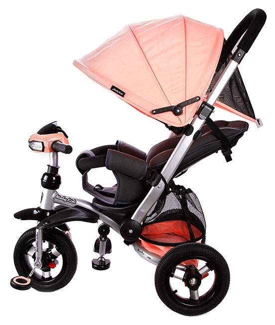 Велосипед-коляска Moby Kids Stroller trike Air Car Персиковый
