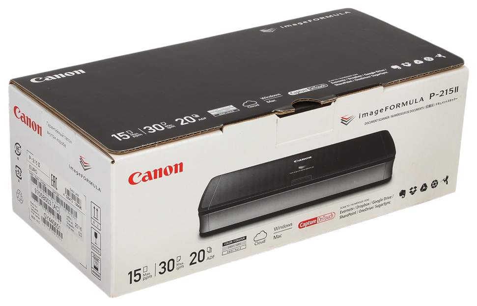 Сканер Canon ImageFormula P-215II Black