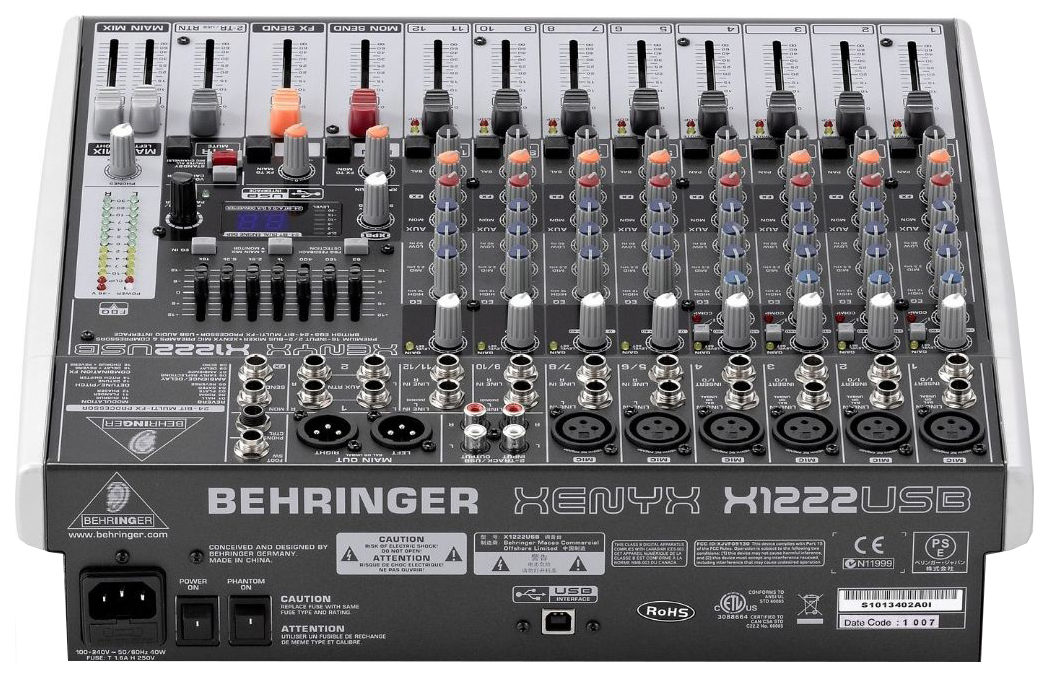 Микшерный пульт xenyx. Behringer x1222usb. Микшер Behringer x1222. Микшерный пульт Behringer XENYX. Пульт Behringer XENYX.