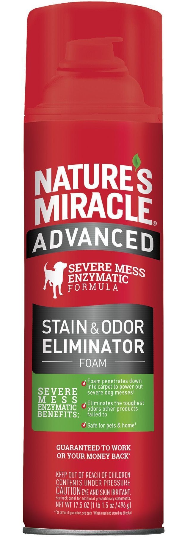 Пена-уничтожитель меток и мочи собак Nature's Miracle ADV S&O Eliminator лимон 946 мл