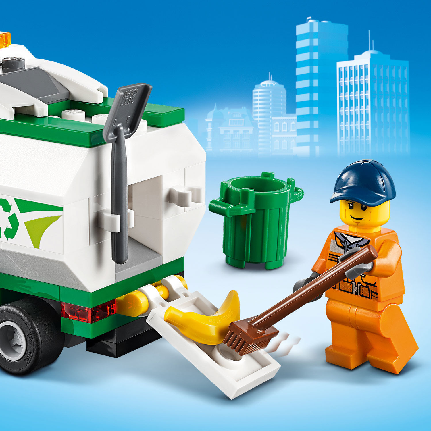 Конструктор LEGO City Great Vehicles 60249 Машина для очистки улиц