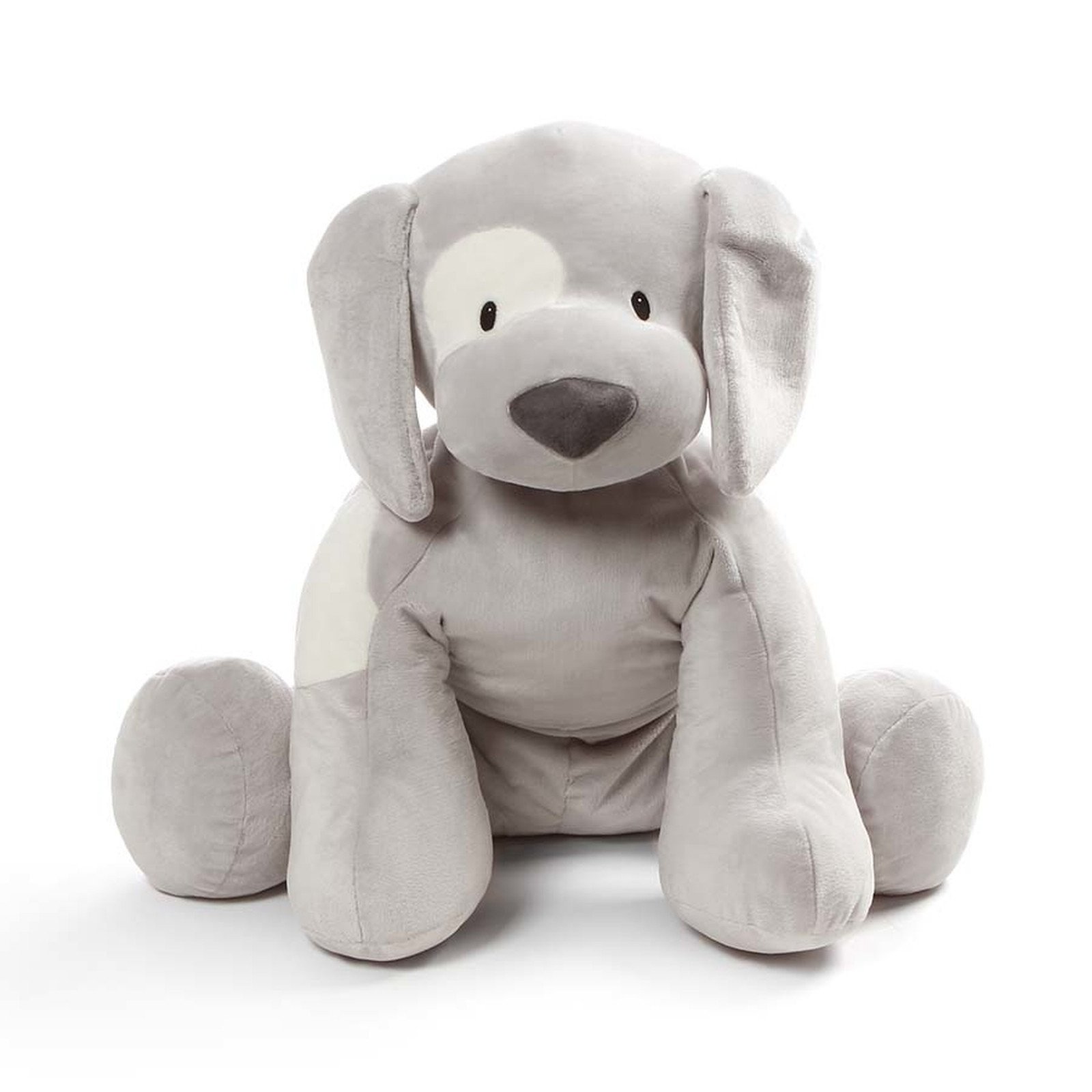 Купить игрушка мягкая Gund Spunky Dog Keywind Grey собачка 20,5 см, цены на  Мегамаркет