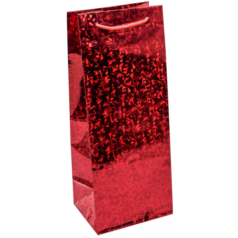 Пакет подарочный OMG-GIFT голография (14х35х11 см), микс, арт. 000LМ