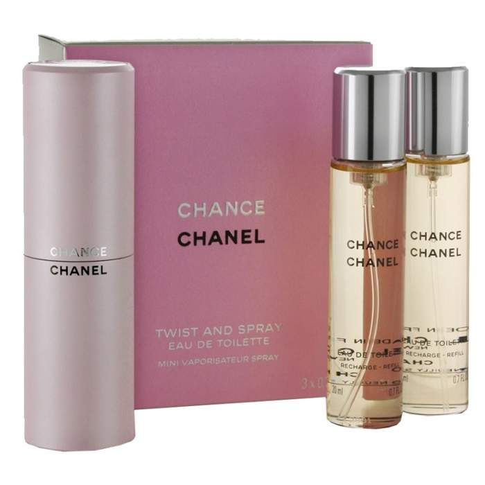 Вода туалетная Chanel Chance Twist And Spray женская, 3 шт. по 20