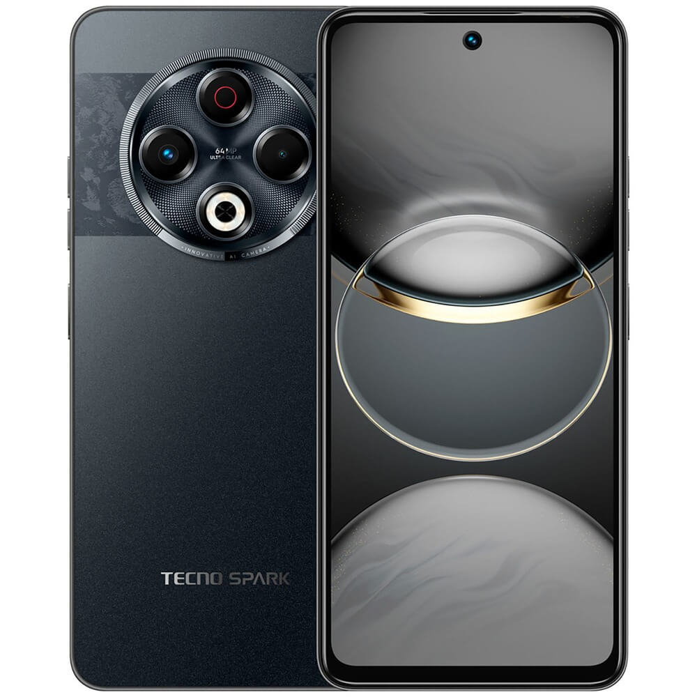 Смартфон Tecno Spark 30 8/128 GB черный, купить в Москве, цены в интернет-магазинах на Мегамаркет