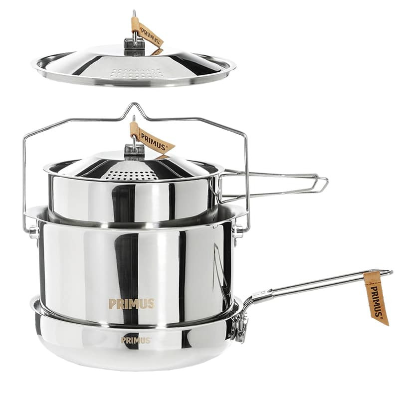 Набор походной посуды Primus Campfire CookSet Small 5 предметов, стальной