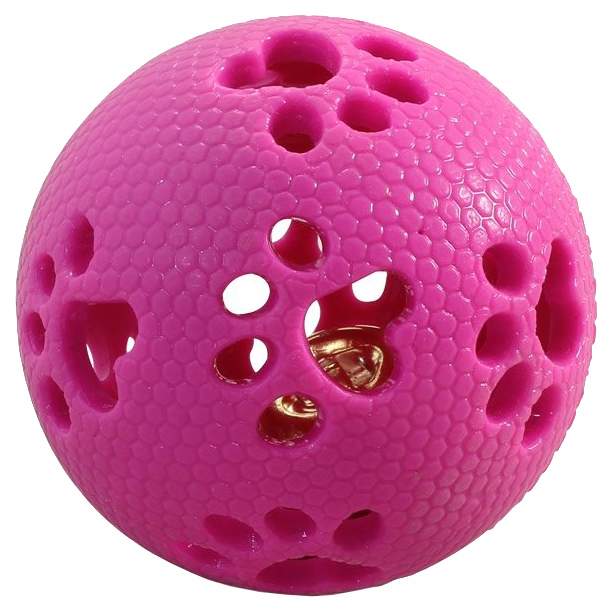 Апорт для собак Triol Мяч-лапки из резины, цвет в ассортименте, 7 см