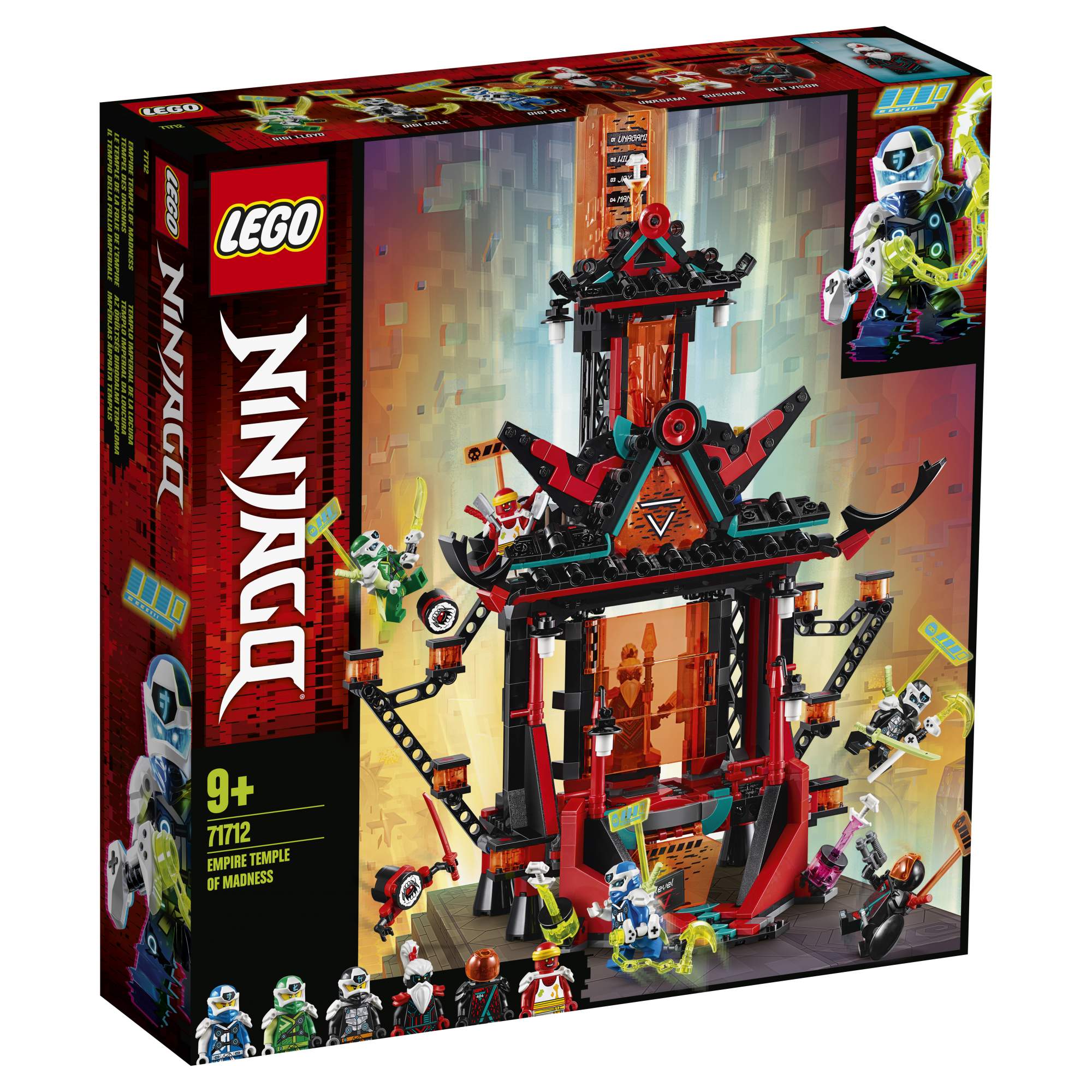 Отзывы о конструктор LEGO NINJAGO 71712 Императорский храм Безумия - отзывы  покупателей на Мегамаркет | конструкторы LEGO 71712 - 100025820542