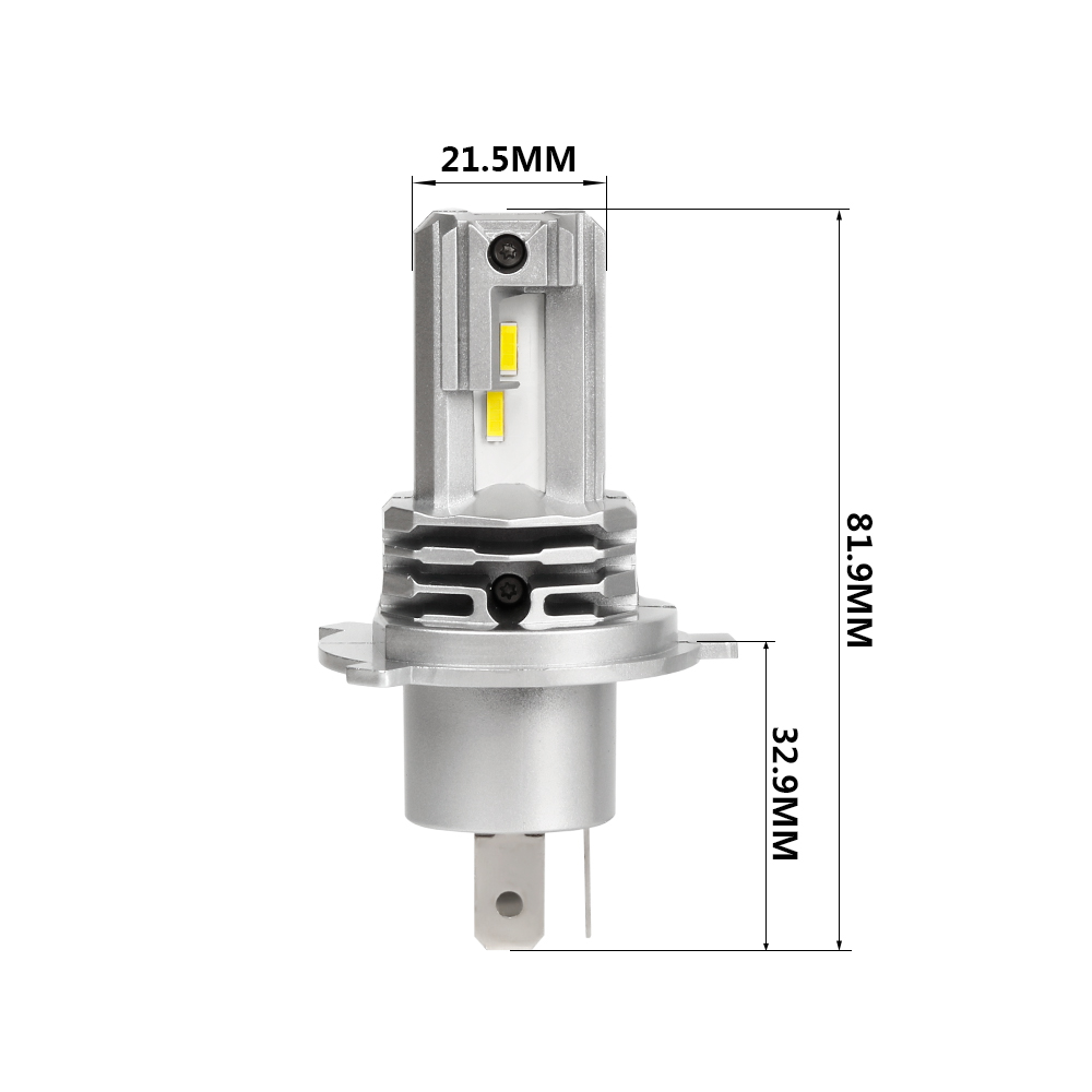 Светодиодные лампы Vizant M4 цоколь H4 с чипом CREE Tech 4500lm 5000k (2 шт.)