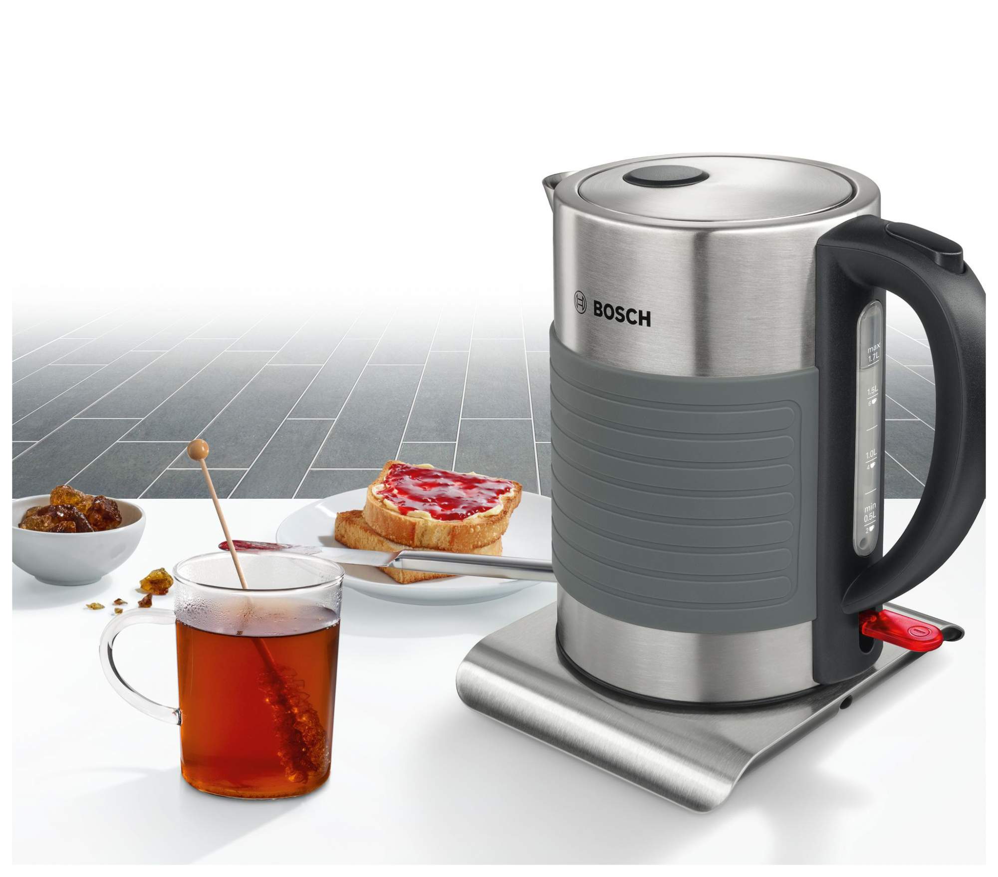 bosch kettle silicone grey