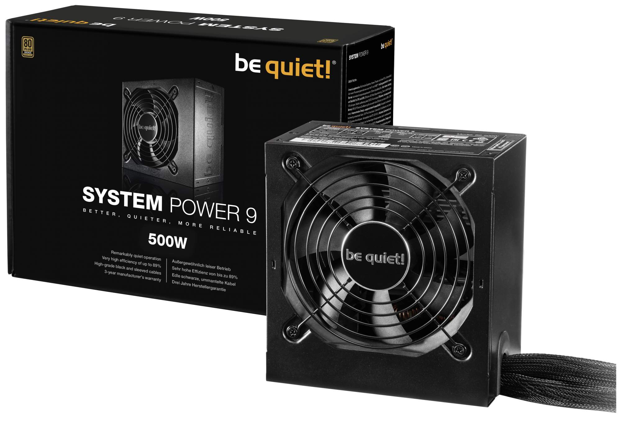 Блок питания компьютера Be Quiet SYSTEM POWER 9 BN246