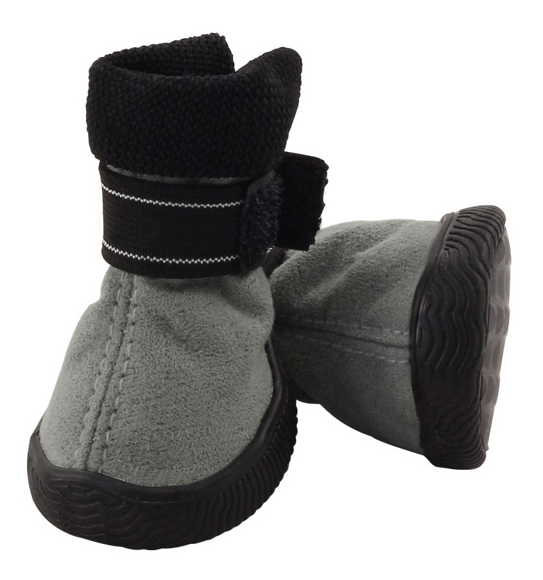 Обувь для собак Triol размер 2, 4 шт черный, серый
