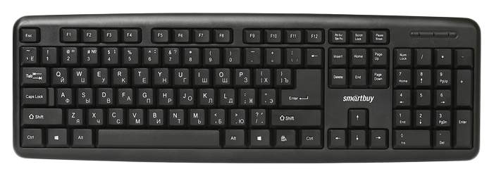 Проводная клавиатура SmartBuy ONE 112 Black (SBK-112U-K) - купить в MultiMart, цена на Мегамаркет