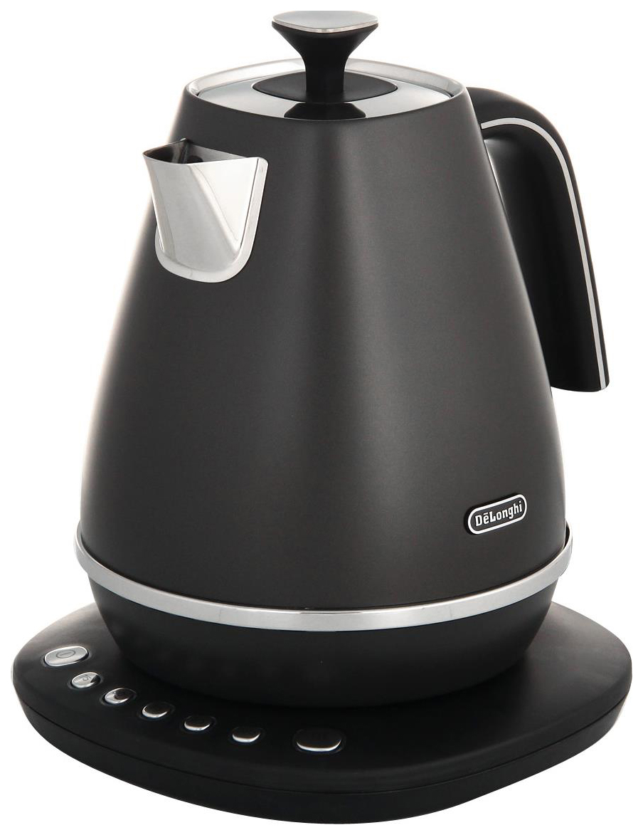 Чайник электрический delonghi. Чайник de'Longhi KBI 2011. Чайник электрический Delonghi KBI 2011. Чайник электрический черный Делонги. Электрочайник Delonghi kbi2011.w.