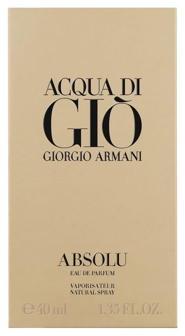 Acqua di gio outlet absolu eau de parfum