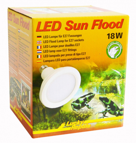 Светодиодная лампа для террариума Lucky Reptile LED Sun Flood, 18 Вт