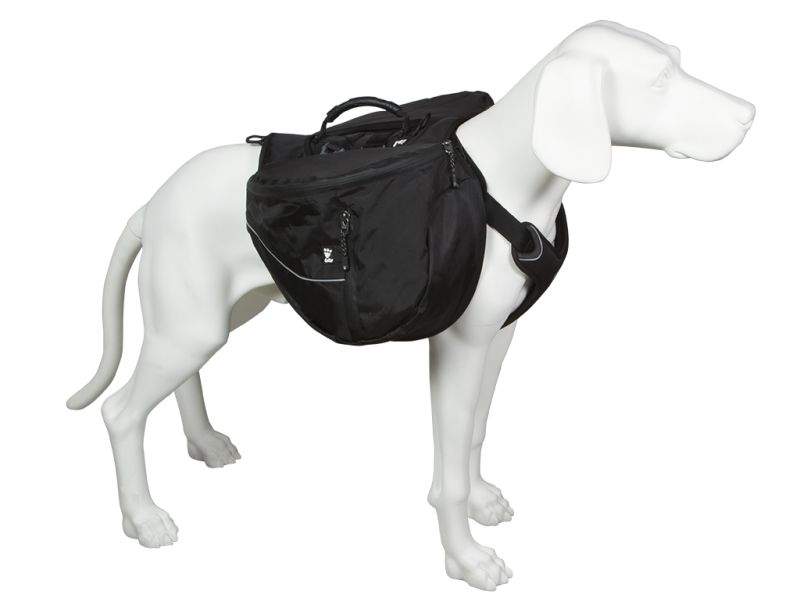 Рюкзак-сумка Hurtta Outdoors Trail Pack черный на собаку (S, Черный)