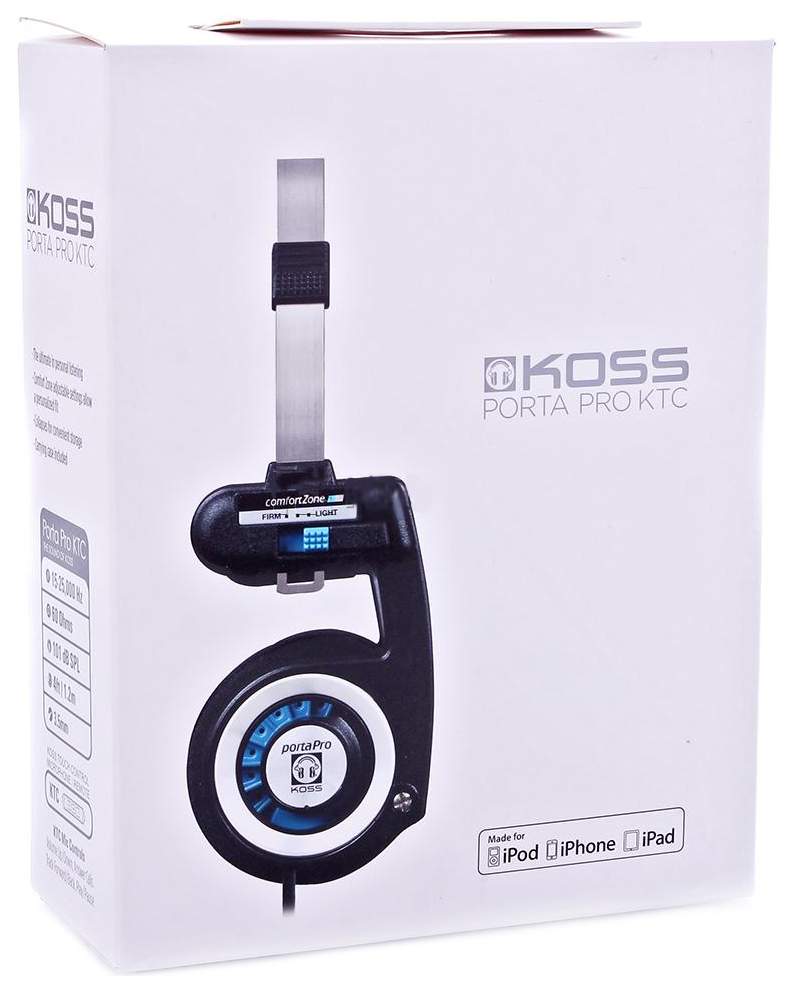 KOSS Porta Pro KTC Black Silver