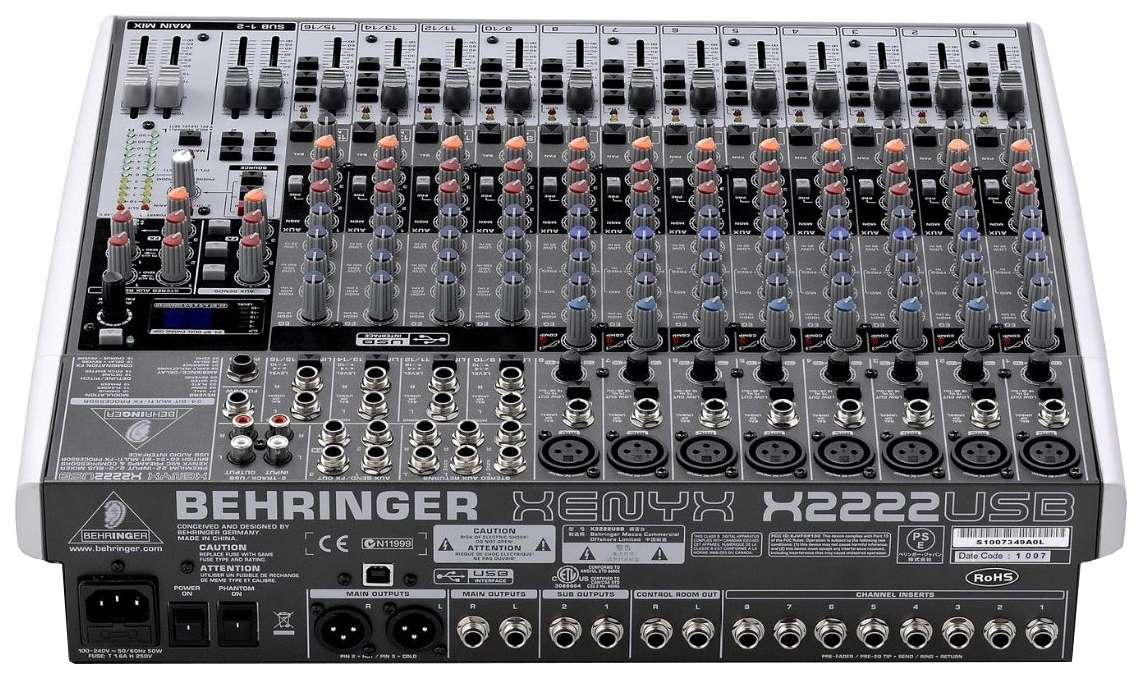 Микшерный Пульт Behringer Qx2222usb Купить