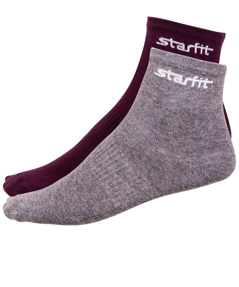 Носки Starfit SW-206 красные; серые 43-46 EU