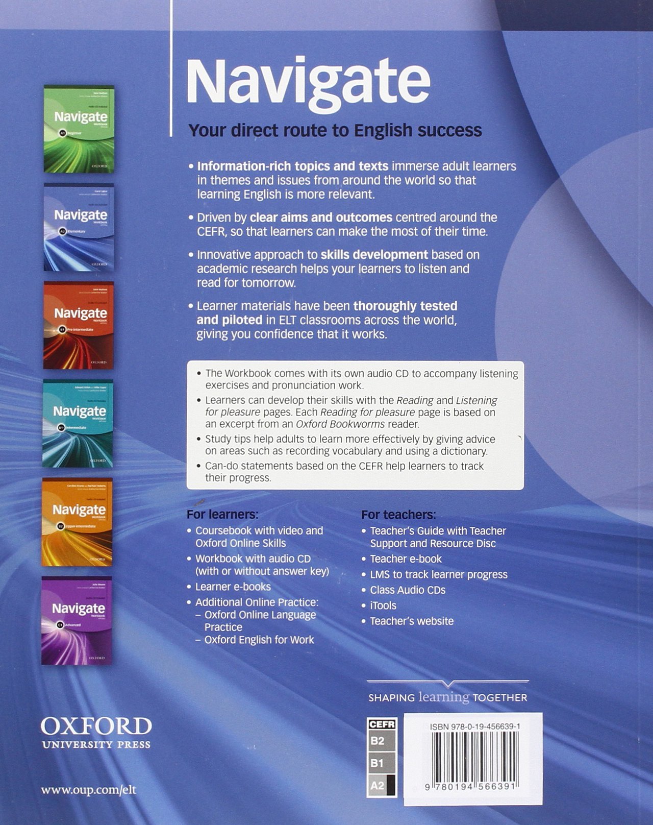 Navigate: Elementary A2: Workbook (+ Audio CD) - купить самоучителя в  интернет-магазинах, цены на Мегамаркет |