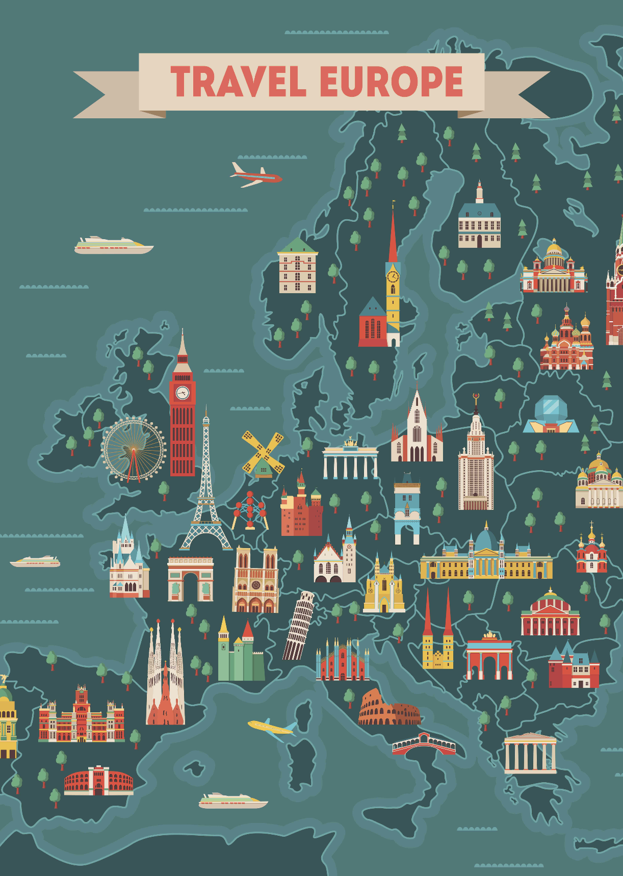 Travels in europe. Фотообои путешествие. Европа вектор. Тревел карта. Путешествие вектор.