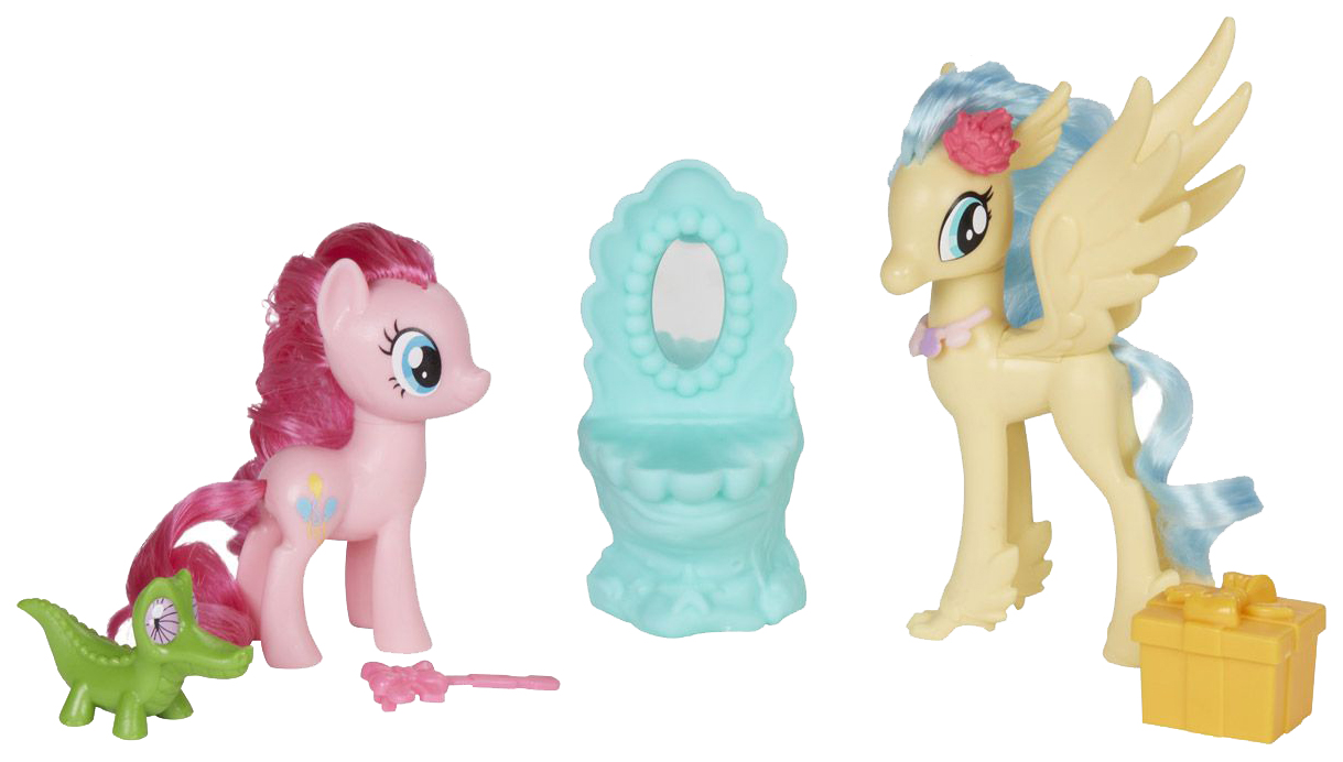 Игровой набор My little Pony Стильные друзья Пинки Пай и Принцесса Скайстар  E0995/B9160 – купить в Москве, цены в интернет-магазинах на Мегамаркет