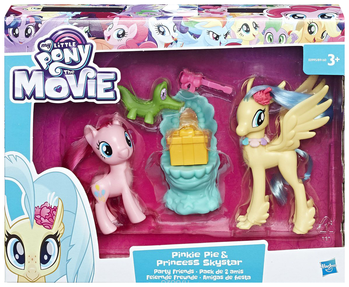 Игровой набор My little Pony Стильные друзья Пинки Пай и Принцесса Скайстар  E0995/B9160 – купить в Москве, цены в интернет-магазинах на Мегамаркет