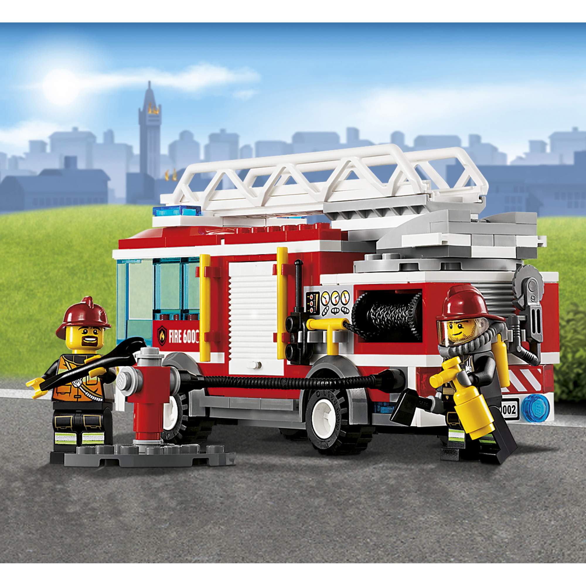 Лего Конструктор LEGO City Пожарная машина LEGO City - купить в Москве по низкой цене