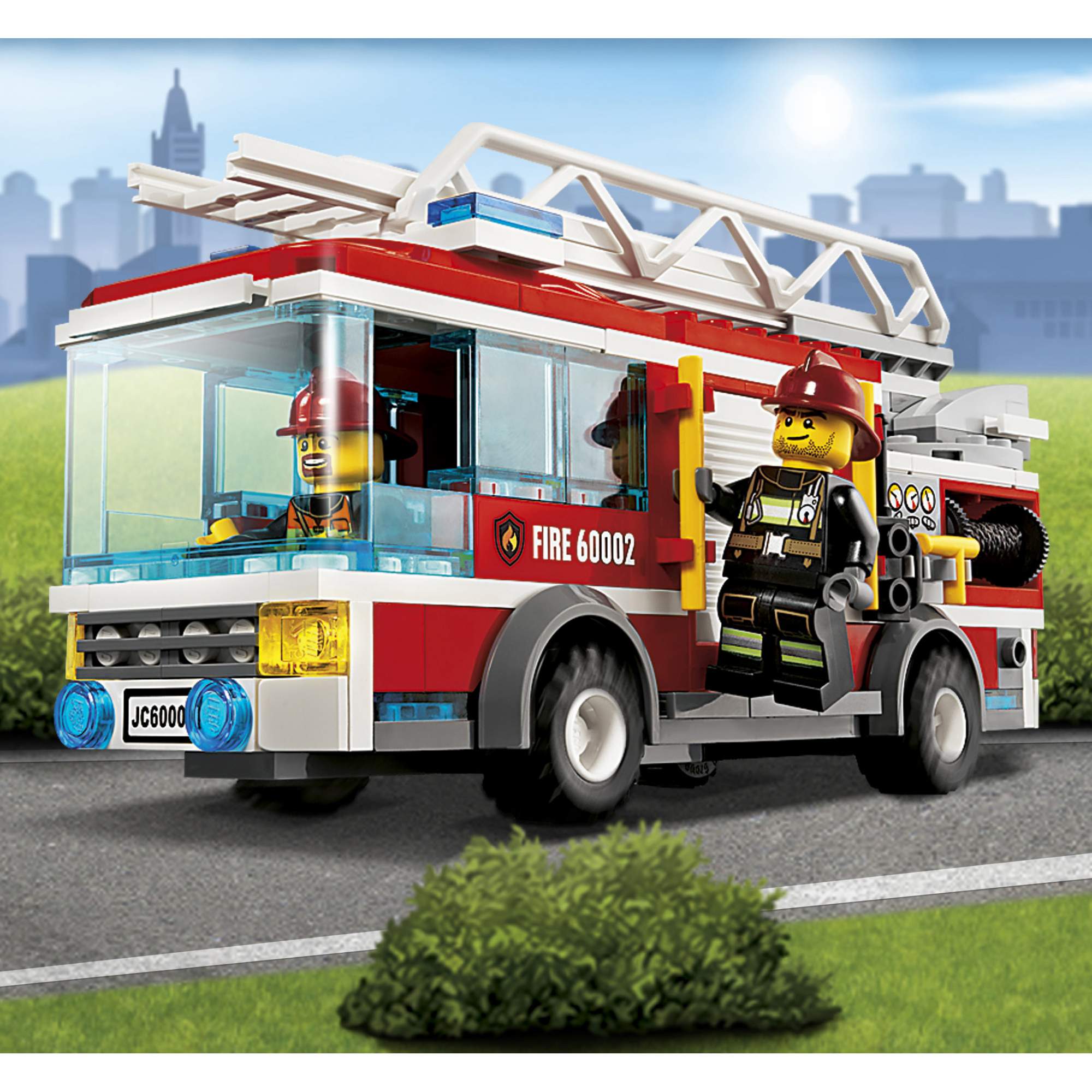 Конструктор LEGO City Fire Пожарная машина (60002) – купить в Москве, цены  в интернет-магазинах на Мегамаркет