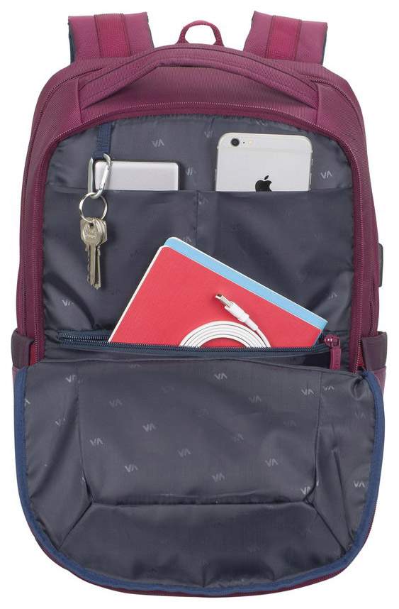 Рюкзак для ноутбука RIVACASE Suzuka 7767 Бордово-фиолетовый/Пурпурный 15,6"