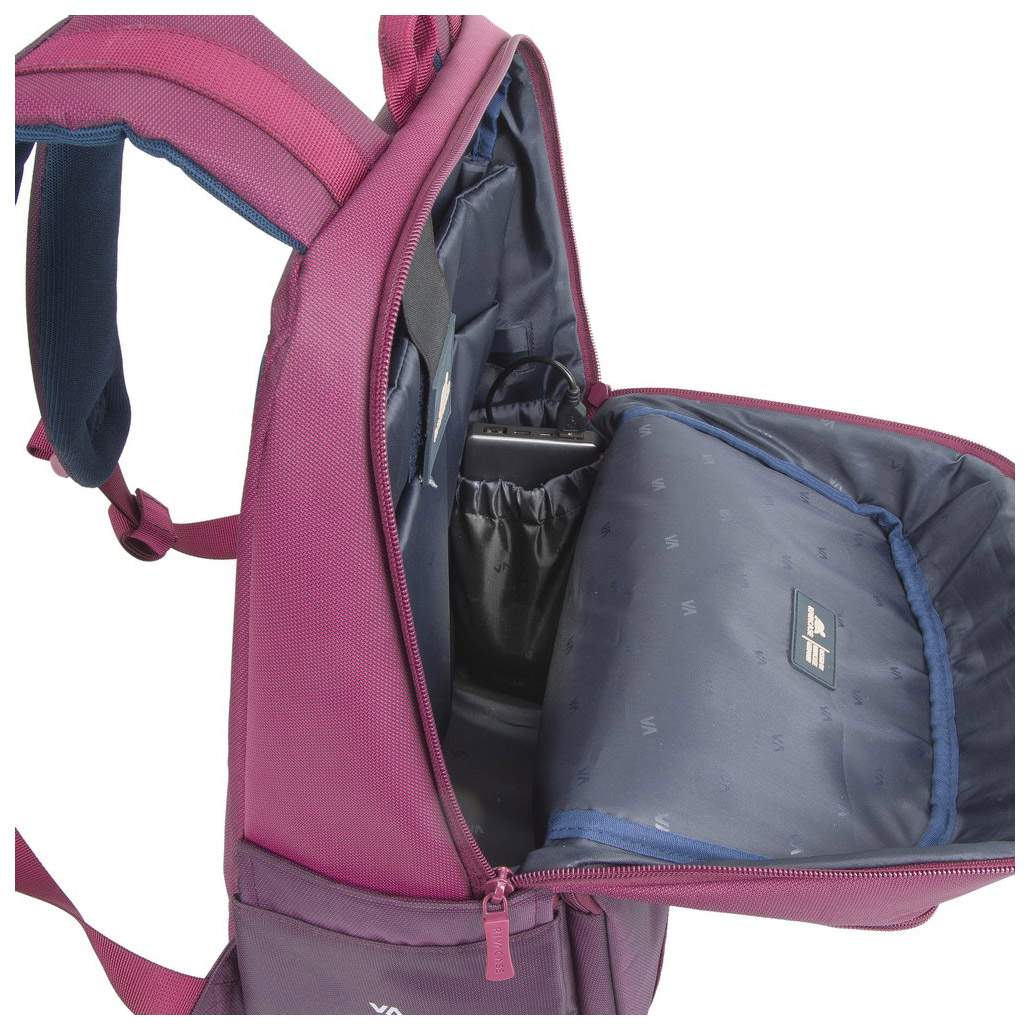 Рюкзак для ноутбука RIVACASE Suzuka 7767 Бордово-фиолетовый/Пурпурный 15,6"