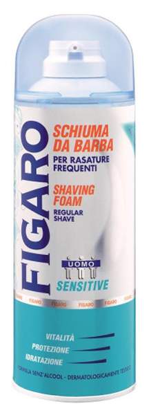 Пена для бритья Figaro Sensitive для чувствительной кожи, 400 мл