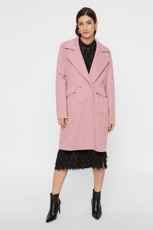 Пальто женское Y.A.S 26016462 розовое XS