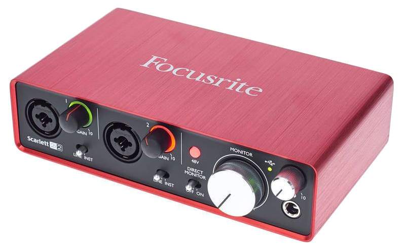 Внешняя звуковая карта focusrite scarlett solo 2nd