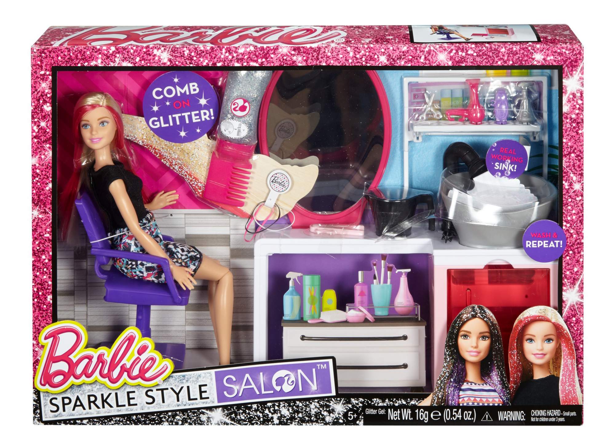 Для создания причесок в комплекте с аксессуарами в коробке barbie