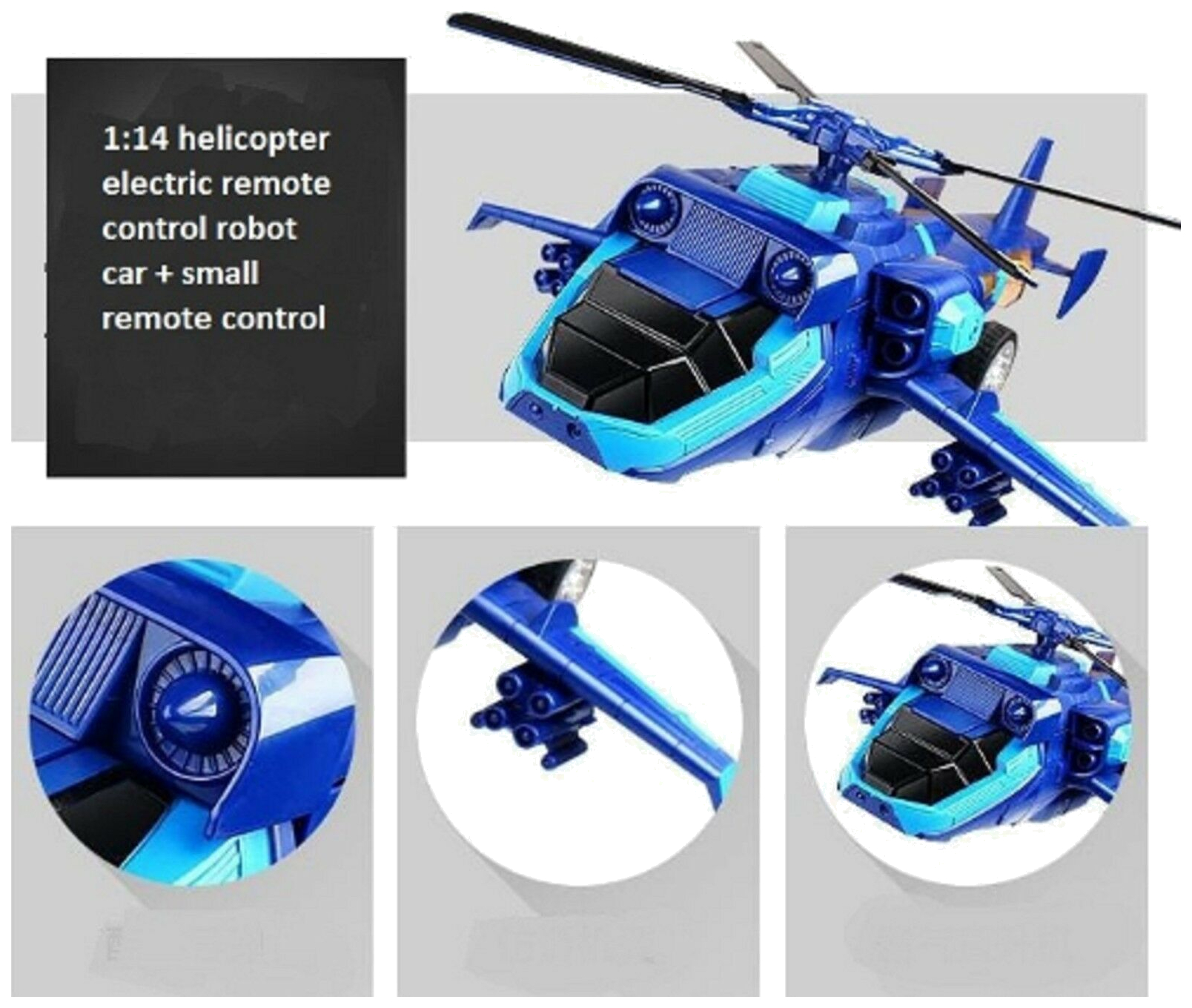 Робот трансформер вертолет MZ Model MZ-2374P