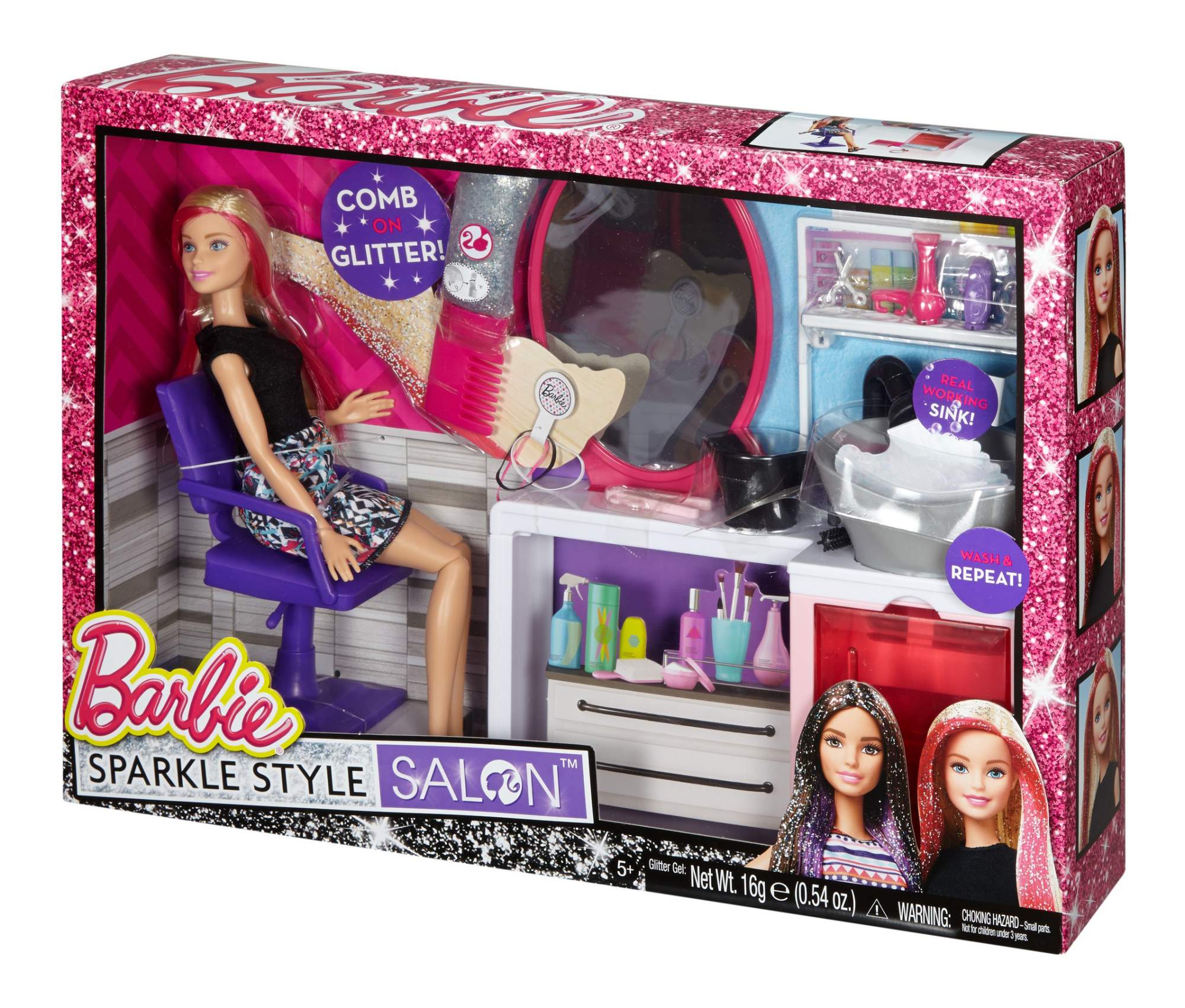 Игровой набор barbie модные прически