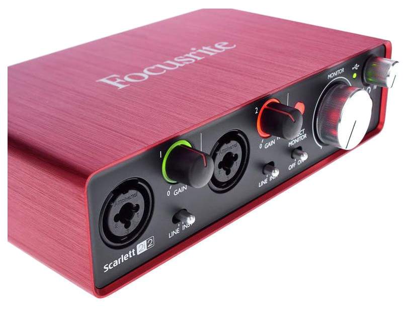 Внешняя звуковая карта focusrite 2i2