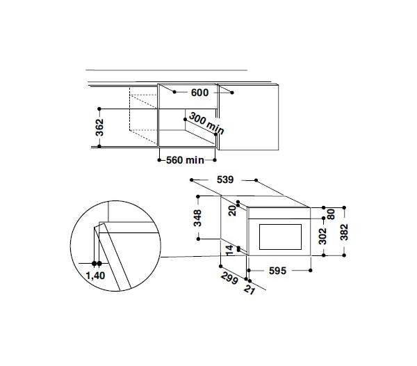 Whirlpool amw 730 nb схема встраивания